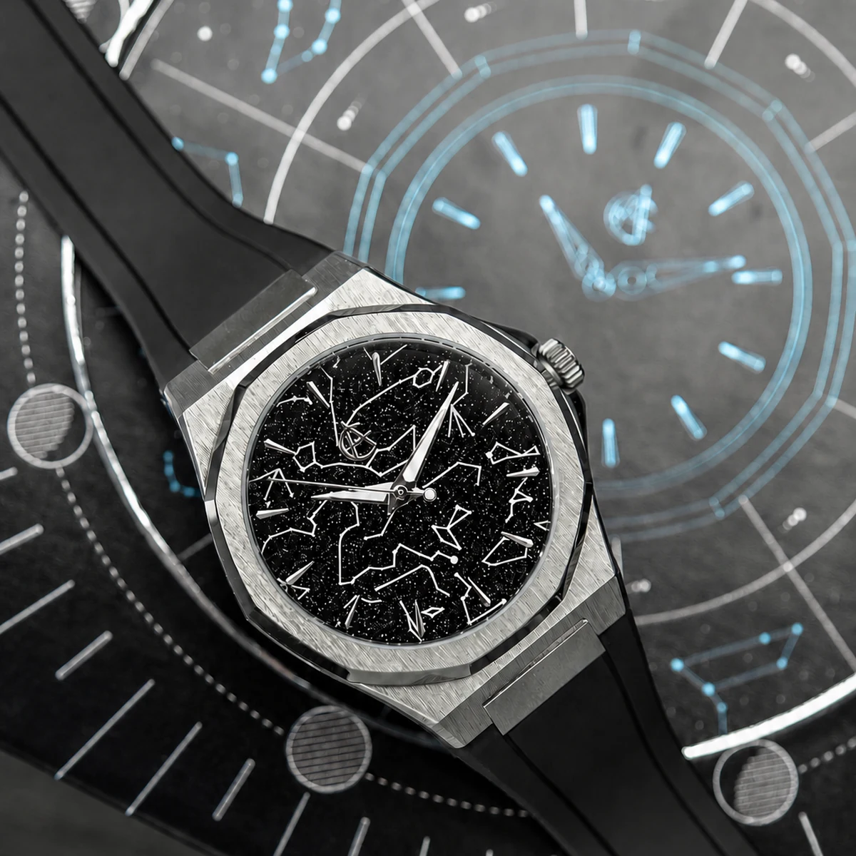 Leather Strap with Natural Titanium hardware